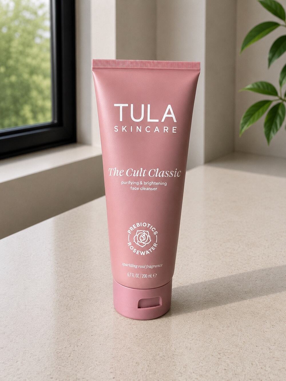 $34 TULA Cult Classic Prebiotics Rosewater Cleanser 6.7 oz New Full Size